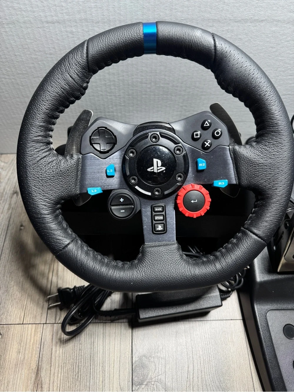 PlayStation Logitech G29 Driving Force Wheel, Pedals, and Shifter Tested Working